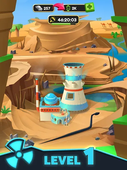 Nuclear Tycoon: idle simulator (Ньюклидель) [МОД: Много денег, Монет и Все открыто] Screenshot 4