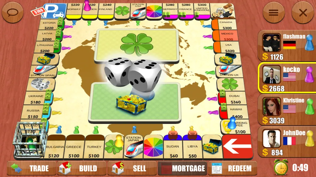 Rento2D Lite: Online dice game (Ренто2Д Лайт) [МОД: Много денег, Монет и Все открыто] Screenshot 1