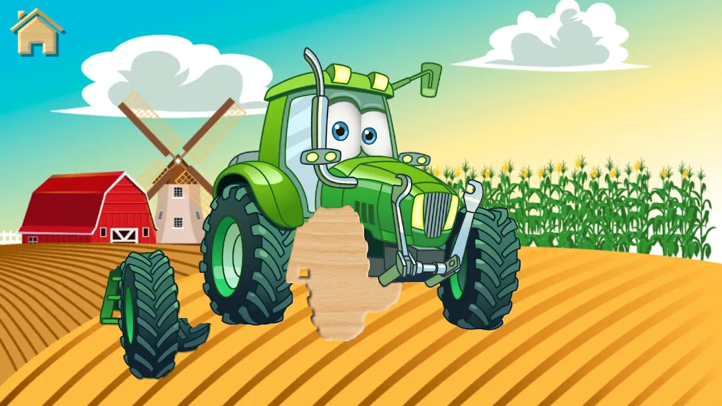 Car Puzzles for Toddlers [МОД: Много монет, Открытые уровни и Мега MOD] Screenshot 1
