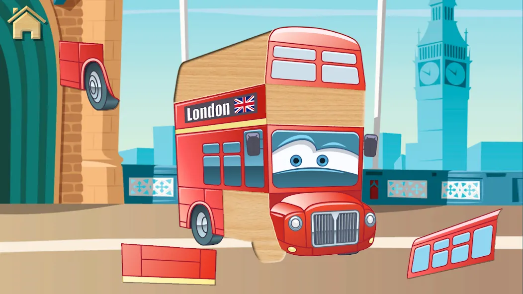 Car Puzzles for Toddlers [МОД: Много монет, Открытые уровни и Мега MOD] Screenshot 3