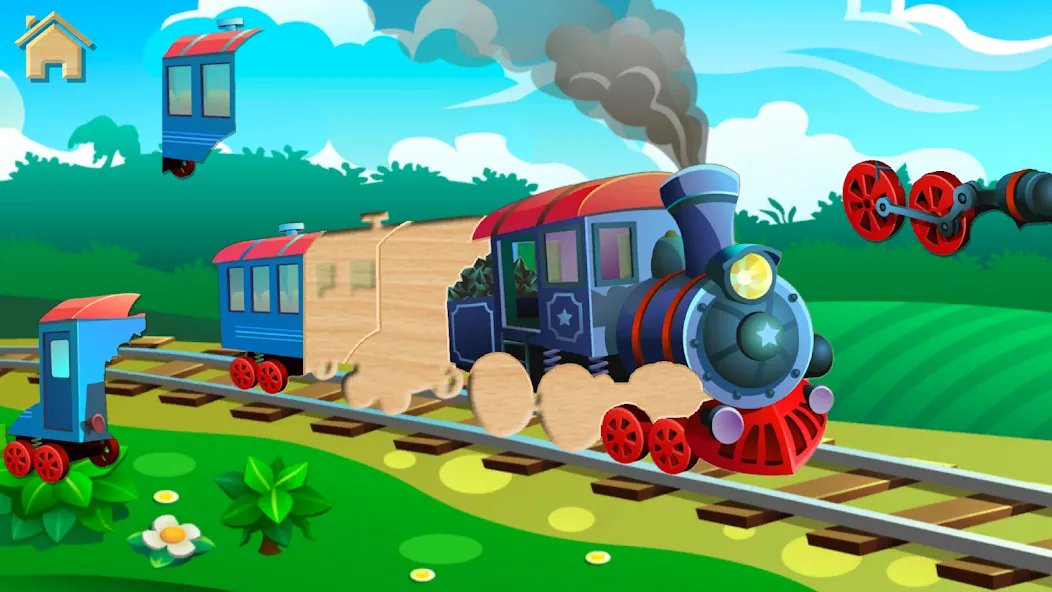 Car Puzzles for Toddlers [МОД: Много монет, Открытые уровни и Мега MOD] Screenshot 5