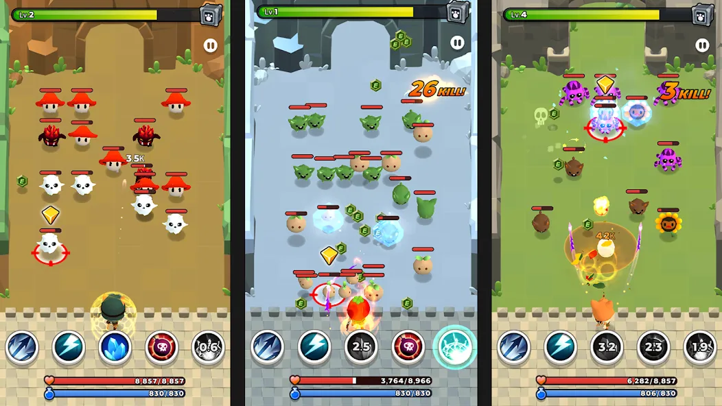 Archer Cat 2 (Арчер Кэт 2) [МОД: Много монет, Открытые уровни и Мега MOD] Screenshot 5