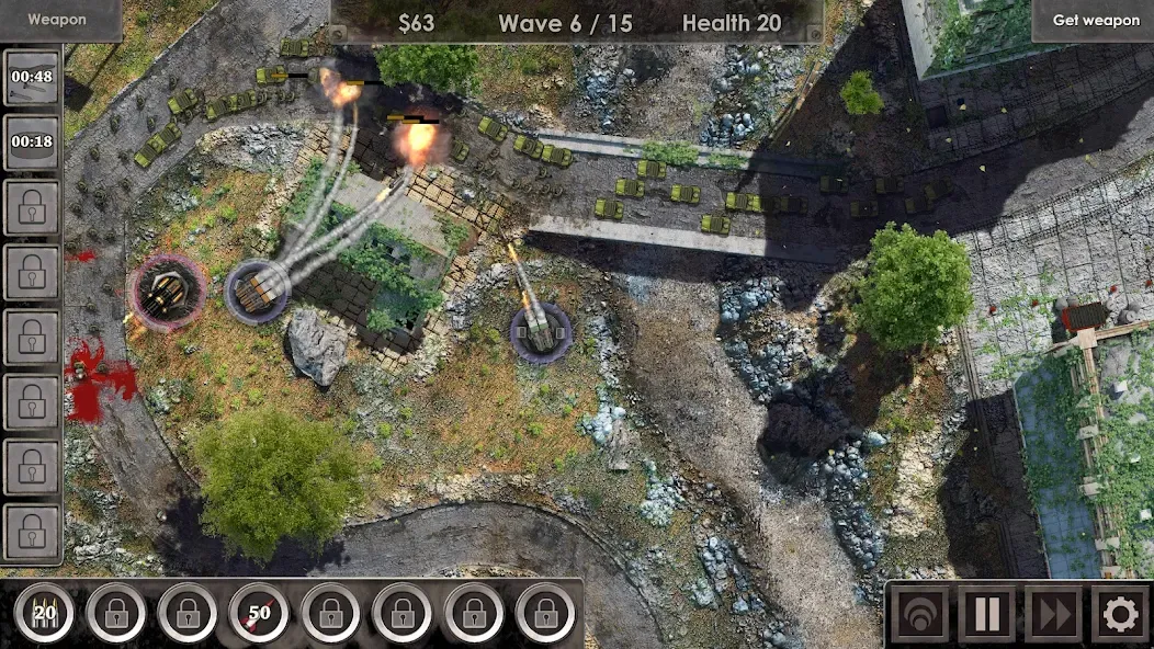 Defense Zone 3 HD (Дефенс Зон 3 ) [МОД: Деньги, Монеты и Меню MOD] Screenshot 1