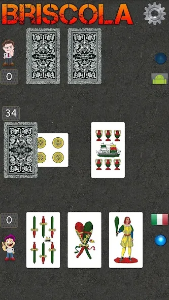 Briscola (Брискола) [МОД: Все открыто, Дополнительные деньги и Меню MOD] Screenshot 5