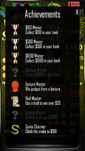 Super Snake Slot Machine [MOD: Меню/Много денег] - Скриншот 5