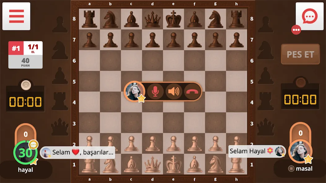 Satranç Online [МОД: Много монет, Открытые уровни и Мега MOD] Screenshot 1