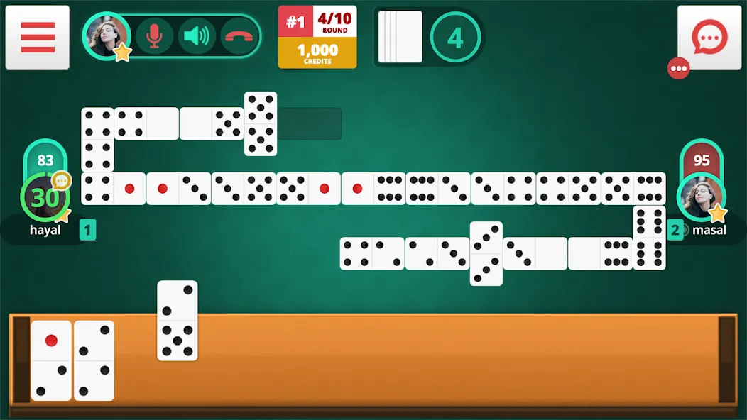 Dominoes Online (Домино Онлайн) [МОД: Деньги, Монеты и Меню MOD] Screenshot 1