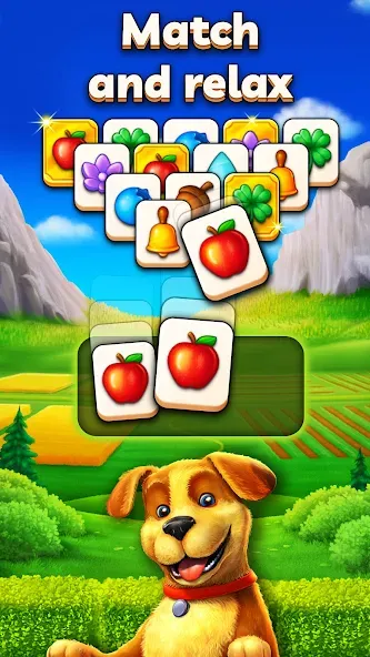 Joey's Farm - Tile Match [МОД: Меню, Бесконечные монеты и Открытые уровни] Screenshot 1
