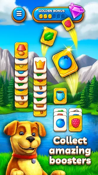 Joey's Farm - Tile Match [МОД: Меню, Бесконечные монеты и Открытые уровни] Screenshot 2