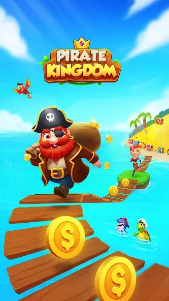 Coin Rush - Pirate GO! (Коин Раш) [МОД: Меню, Бесконечные монеты и Открытые уровни] Screenshot 1