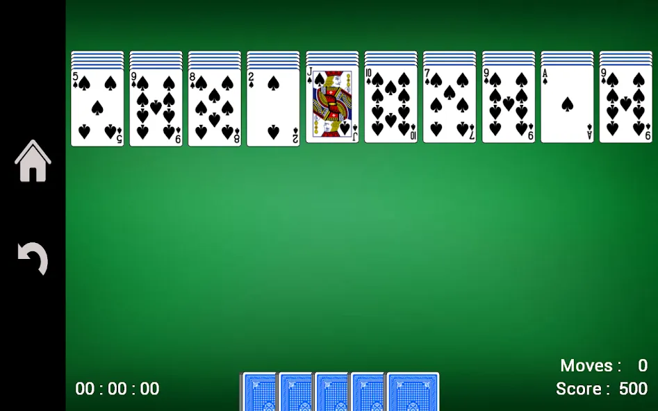 Spider Solitaire [МОД: Меню, Бесконечные монеты и Открытые уровни] Screenshot 2