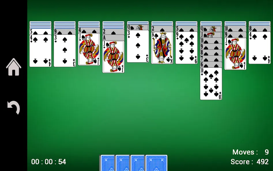Spider Solitaire [МОД: Меню, Бесконечные монеты и Открытые уровни] Screenshot 5