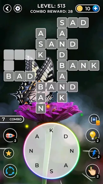 WOW4:Word Connect Offline Word (ВАУ 4) [МОД: Много денег, Монет и Все открыто] Screenshot 2