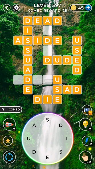 WOW4:Word Connect Offline Word (ВАУ 4) [МОД: Много денег, Монет и Все открыто] Screenshot 5