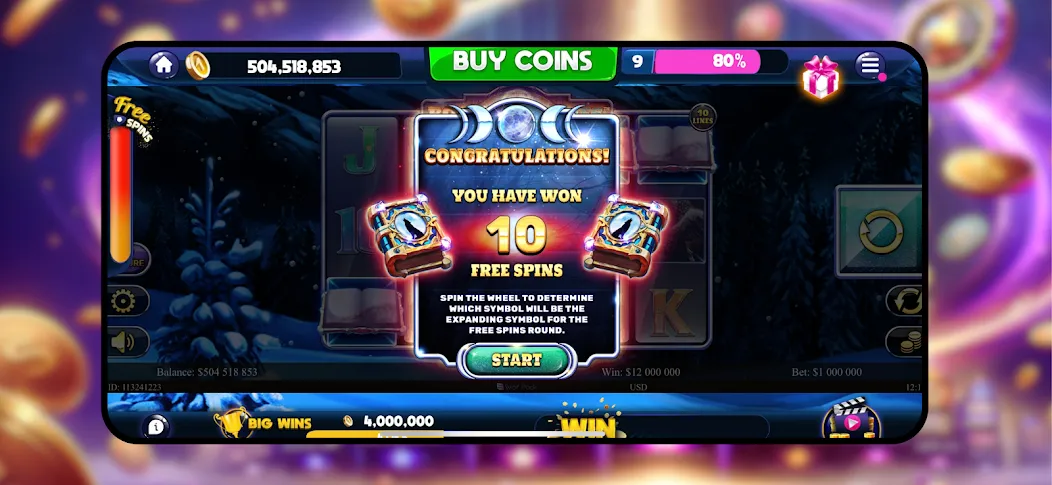 Majestic Slots: Slot Machine [МОД: Много монет, Открытые уровни и Мега MOD] Screenshot 4