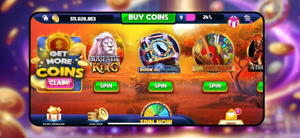 Majestic Slots: Slot Machine [МОД: Много монет, Открытые уровни и Мега MOD] Screenshot 5