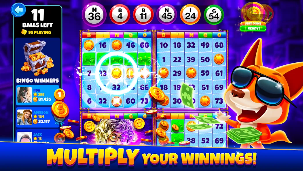 Xtreme Bingo! Slots Bingo Game [МОД: Много денег, Монет и Все открыто] Screenshot 1