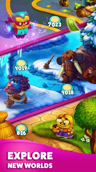 Toy Blast (Той Бласт) [МОД: Все открыто, Дополнительные деньги и Меню MOD] Screenshot 4