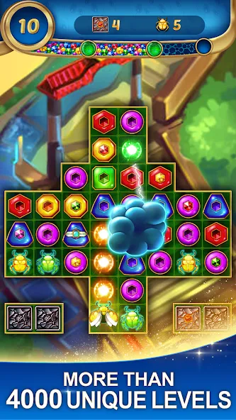 Lost Jewels - Match 3 Puzzle (Лост Джуэлс) [МОД: Много монет, Открытые уровни и Мега MOD] Screenshot 4