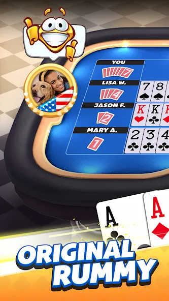 Rummy Plus -Original Card Game (Рамми Плюс) [МОД: Бесконечные деньги, Монеты и Мега MOD] Screenshot 1