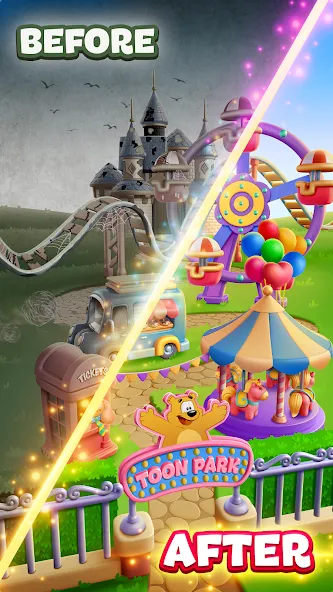 Toon Blast (Тун Бласт) [МОД: Много монет, Открытые уровни и Мега MOD] Screenshot 3