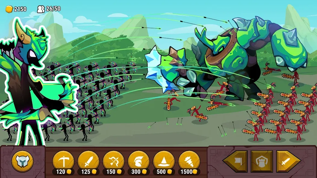 Stick of Thrones (Стикмен война) [МОД: Много монет, Открытые уровни и Мега MOD] Screenshot 1