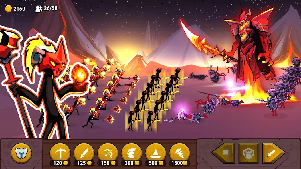 Stick of Thrones (Стикмен война) [МОД: Много монет, Открытые уровни и Мега MOD] Screenshot 2