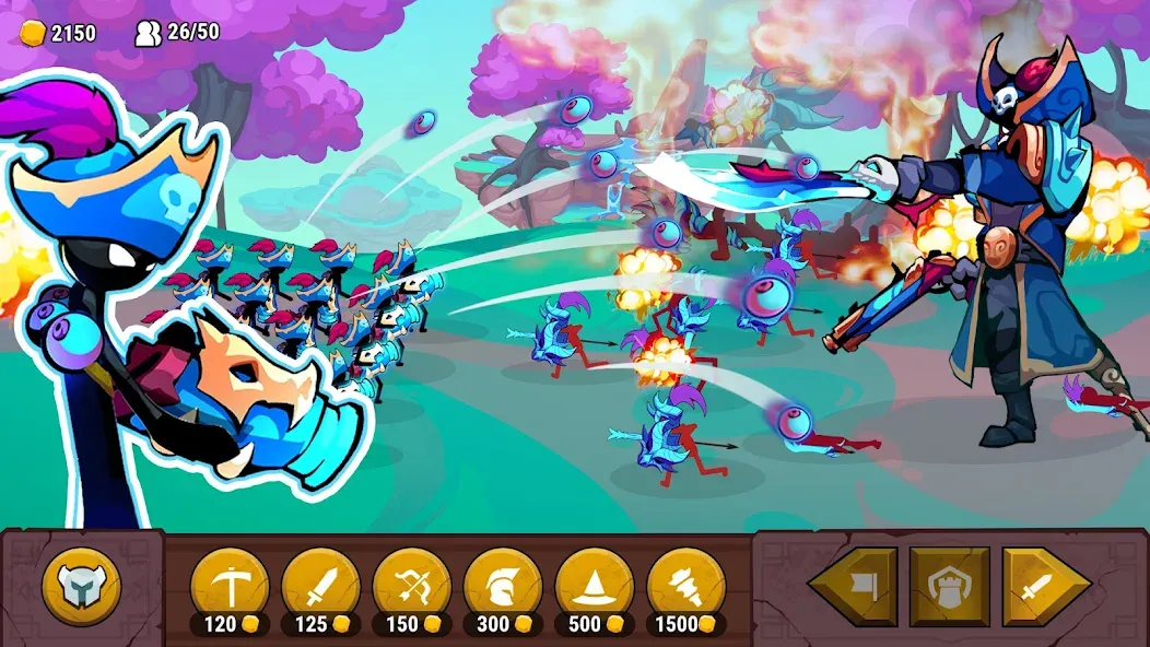 Stick of Thrones (Стикмен война) [МОД: Много монет, Открытые уровни и Мега MOD] Screenshot 3