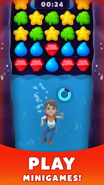 Treasure Party: Puzzle Fun! (Трежер Пати) [МОД: Много денег, Монет и Все открыто] Screenshot 1