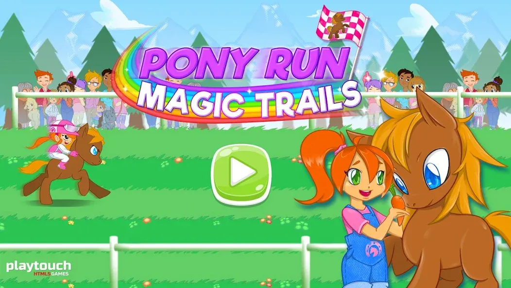 Pony Run : Magic Trails (Пони Ран) [МОД: Меню, Бесконечные монеты и Открытые уровни] Screenshot 4