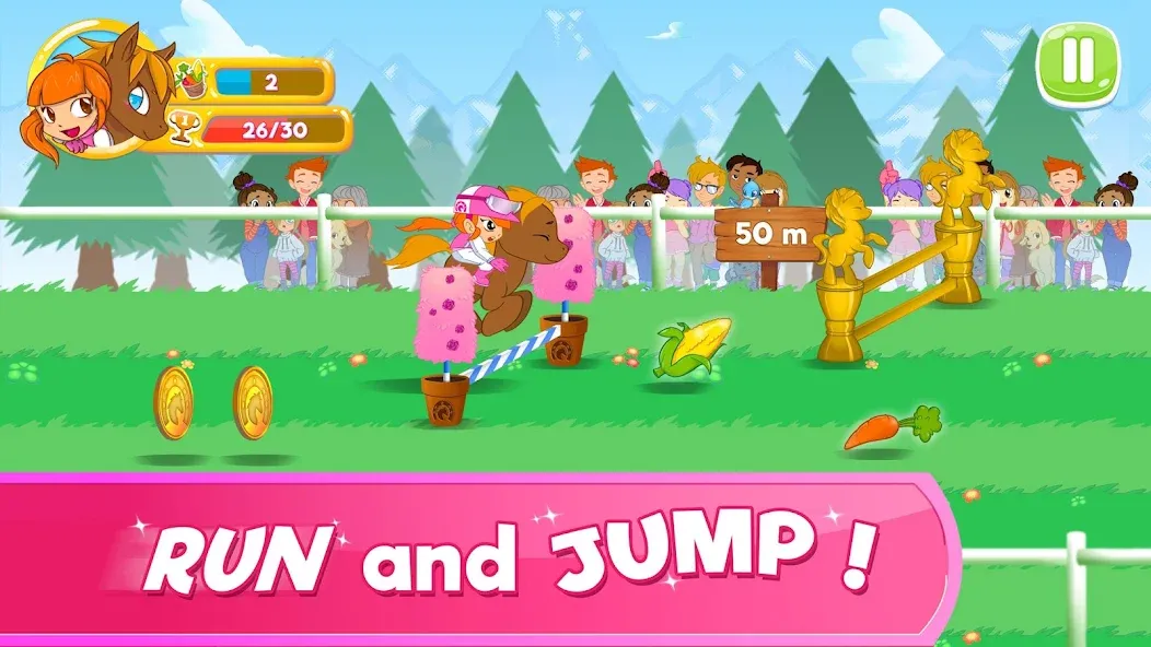 Pony Run : Magic Trails (Пони Ран) [МОД: Меню, Бесконечные монеты и Открытые уровни] Screenshot 5