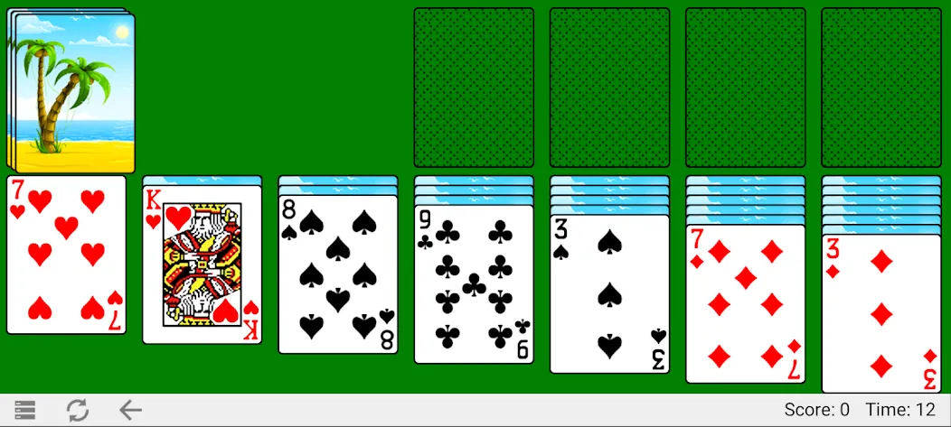 Classic Solitaire [МОД: Много денег, Монет и Все открыто] Screenshot 1