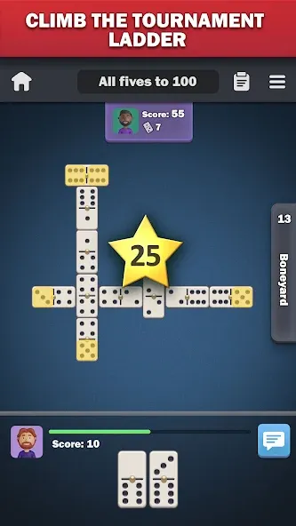 Dominoes online - play Domino! [МОД: Все открыто, Дополнительные деньги и Меню MOD] Screenshot 3