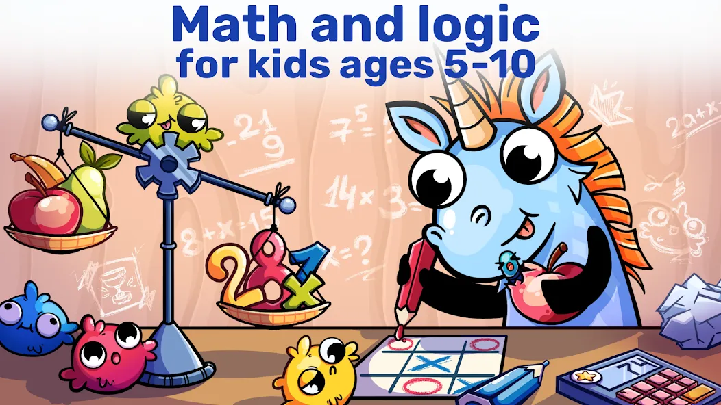Math&Logic games for kids [МОД: Много денег, Монет и Все открыто] Screenshot 1