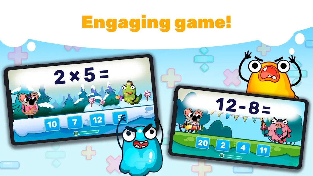 Fun Math Facts: Games for Kids [МОД: Много монет, Открытые уровни и Мега MOD] Screenshot 2