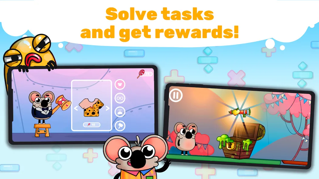 Fun Math Facts: Games for Kids [МОД: Много монет, Открытые уровни и Мега MOD] Screenshot 4