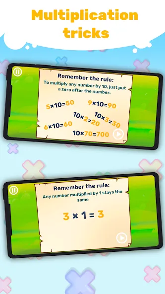 Multiplication Games For Kids. [МОД: Деньги, Монеты и Меню MOD] Screenshot 4