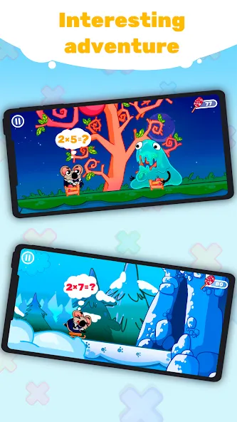 Multiplication Games For Kids. [МОД: Деньги, Монеты и Меню MOD] Screenshot 5