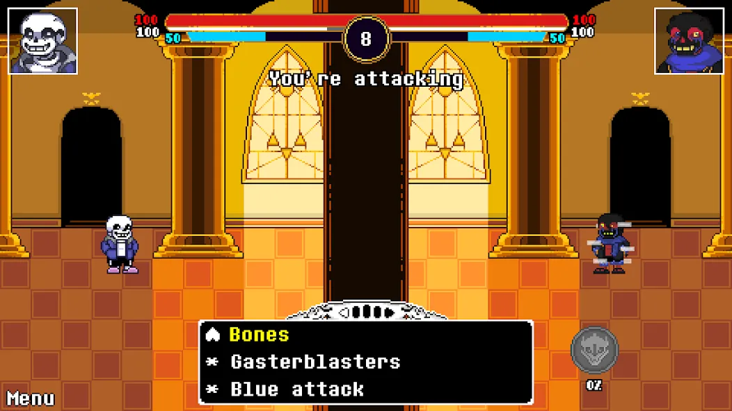 Underverse Battles (Андерверс Баттлз) [МОД: Все открыто, Дополнительные деньги и Меню MOD] Screenshot 3