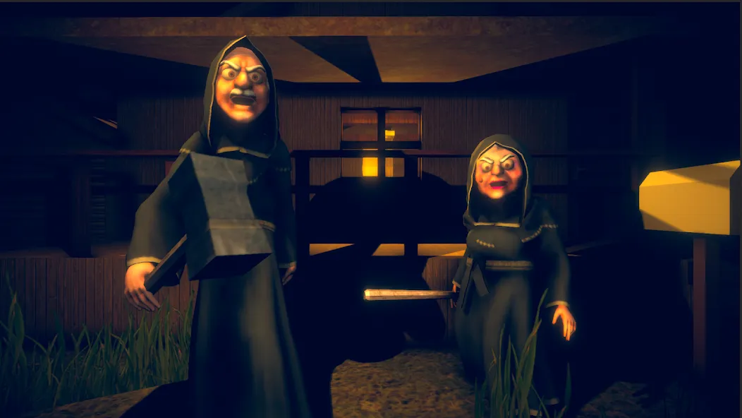 Grandpa And Granny Home Escape (Дедушка и бабушка сбегают из дома) [MOD: Меню/Много денег] - Скриншот 3