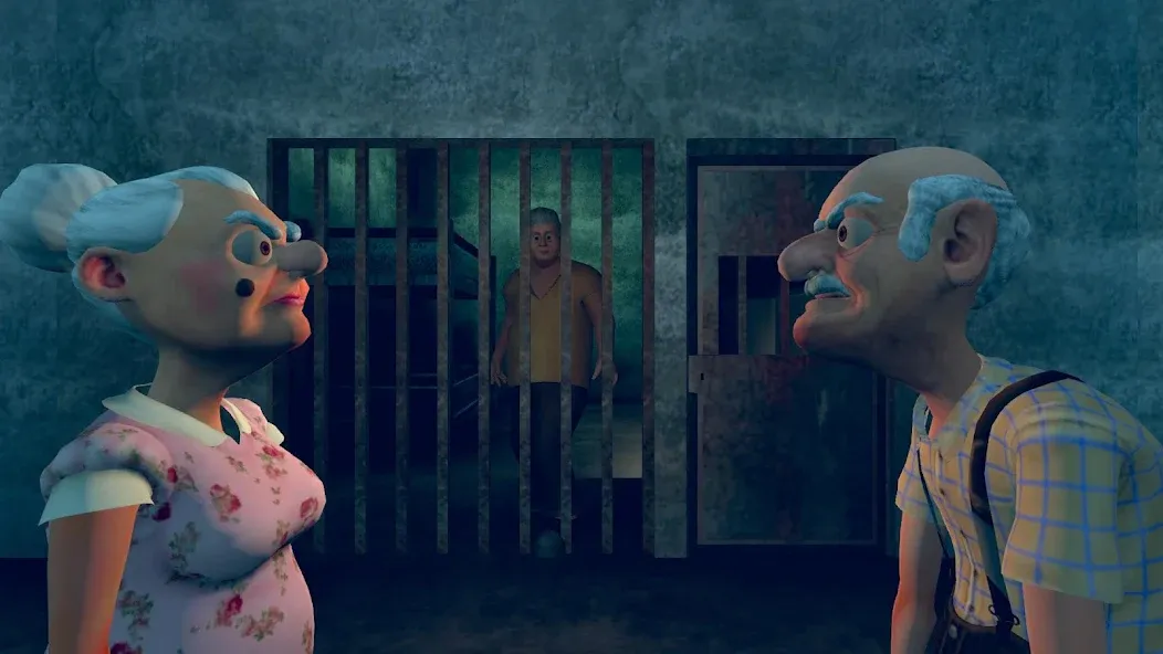 Grandpa & Granny 4 Online Game [МОД: Деньги, Монеты и Меню MOD] Screenshot 2