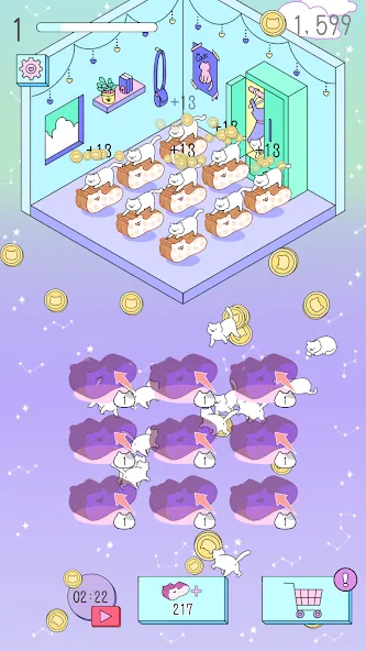 Purrfect Cats (Парфект кэтс) [МОД: Много монет, Открытые уровни и Мега MOD] Screenshot 2