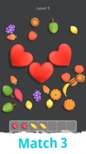 Match Tile 3D - Calm Matching (Матч Тайл 3Д) [МОД: Много монет, Открытые уровни и Мега MOD] Screenshot 1