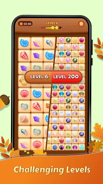 Onet Puzzle - Tile Match Game (Онет Пазл) [МОД: Много монет, Открытые уровни и Мега MOD] Screenshot 5