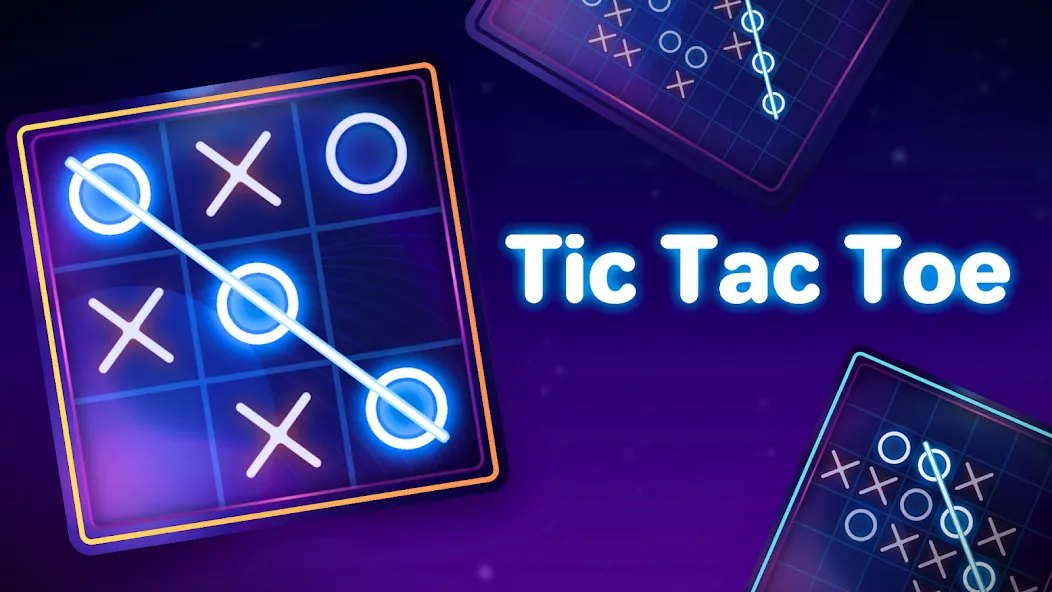 Tic Tac Toe 2 Player: XO Game (Тик Так Тоу 2 игрока) [МОД: Много денег, Монет и Все открыто] Screenshot 1