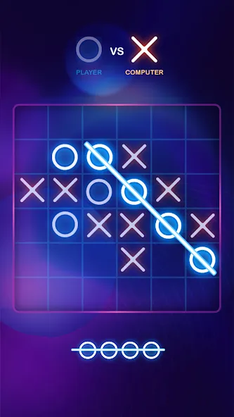 Tic Tac Toe 2 Player: XO Game (Тик Так Тоу 2 игрока) [МОД: Много денег, Монет и Все открыто] Screenshot 5