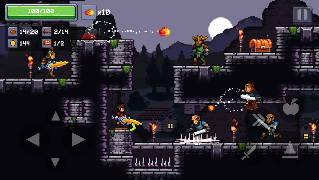 Apple Knight 2: Action Game (Эппл Найт) [МОД: Бесконечные деньги, Монеты и Мега MOD] Screenshot 3