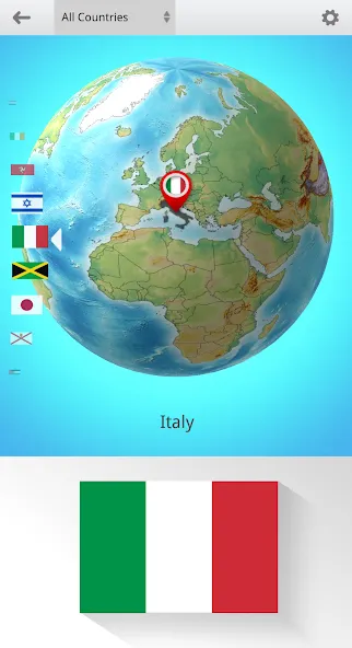Flags On the Globe [МОД: Много монет, Открытые уровни и Мега MOD] Screenshot 4