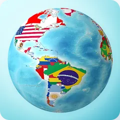 Скачать Flags On the Globe [МОД: Много монет, Открытые уровни и Мега MOD] | Взлом Flags On the Globe на Андроид