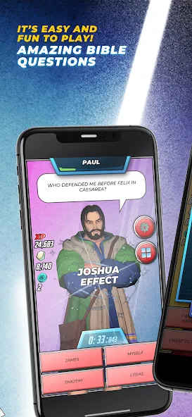 Bible Trivia Game: Heroes (Библейская игра викторина) [МОД: Деньги, Монеты и Меню MOD] Screenshot 3